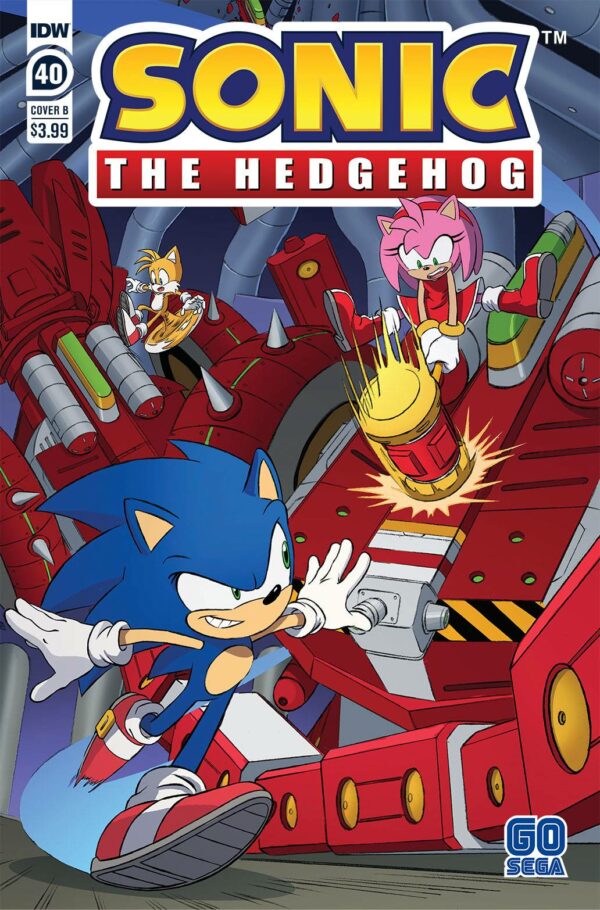 SONIC THE HEDGEHOG (2018 SERIES) #40: Dan Schoening cover B