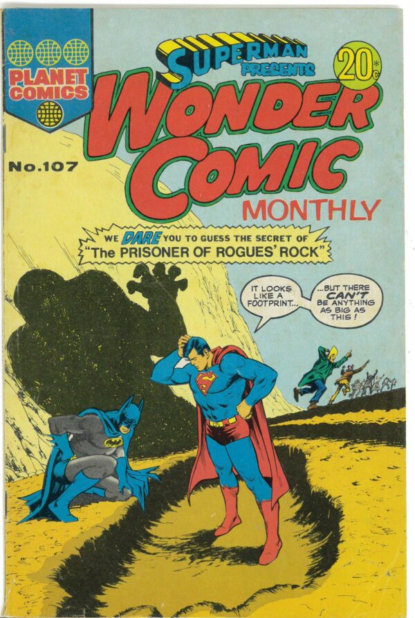 SUPERMAN PRESENTS WONDER COMIC MONTHLY (1965-1975) #107: VG/FN