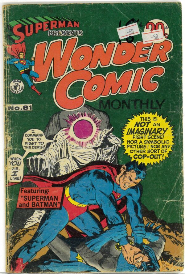 SUPERMAN PRESENTS WONDER COMIC MONTHLY (1965-1975) #81: GD