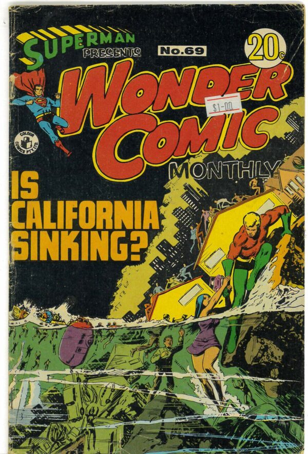 SUPERMAN PRESENTS WONDER COMIC MONTHLY (1965-1975) #69: GD/VG