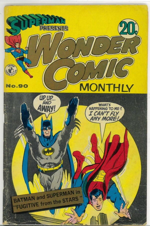 SUPERMAN PRESENTS WONDER COMIC MONTHLY (1965-1975) #90: VG