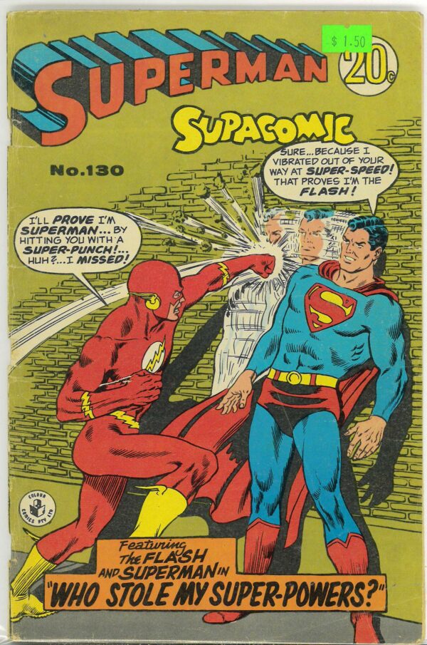 SUPERMAN SUPACOMIC (1958-1982 SERIES) #130: VG