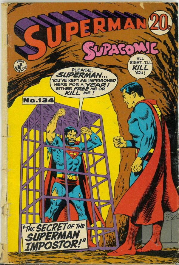 SUPERMAN SUPACOMIC (1958-1982 SERIES) #134: FR/GD