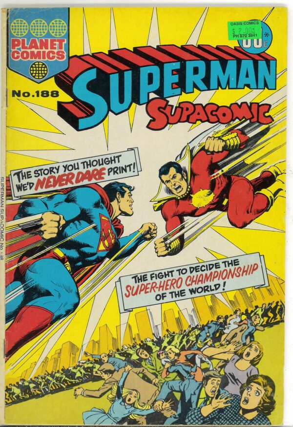 SUPERMAN SUPACOMIC (1958-1982 SERIES) #188: VG