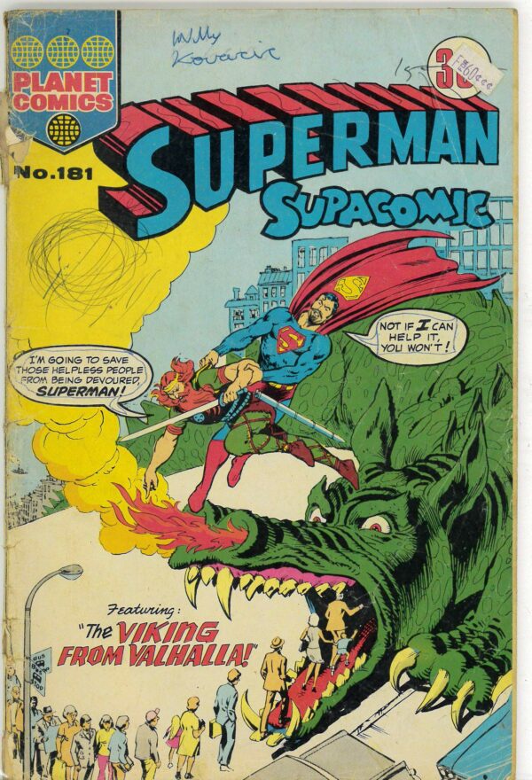 SUPERMAN SUPACOMIC (1958-1982 SERIES) #181: GD