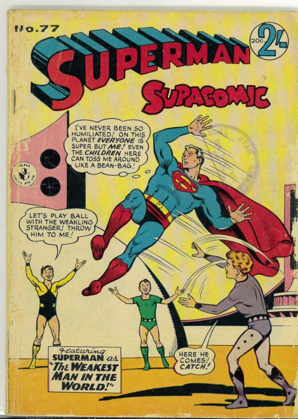 SUPERMAN SUPACOMIC (1958-1982 SERIES) #77: FR (no back cover)