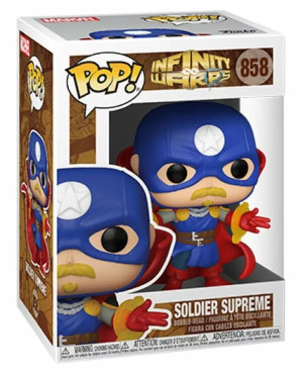 POP MARVEL VINYL FIGURE #858: Soldier Supreme: Infinity Warps