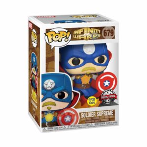POP MARVEL VINYL FIGURE #858: Soldier Supreme Glow in the Dark: Infinity Warps
