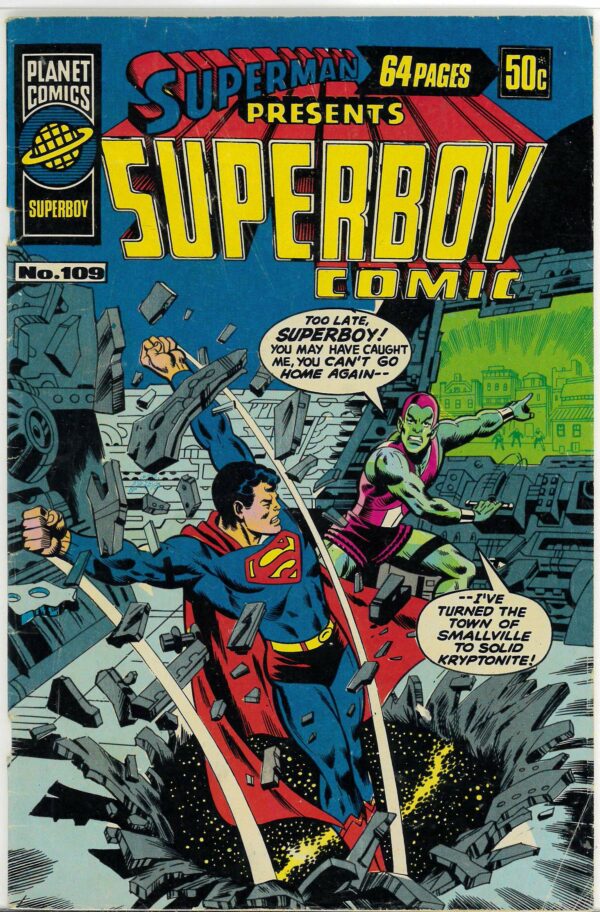 SUPERMAN PRESENTS SUPERBOY COMIC (1976-1979 SERIES #109: VG