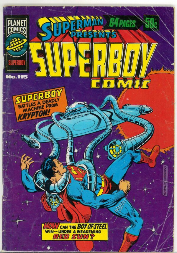 SUPERMAN PRESENTS SUPERBOY COMIC (1976-1979 SERIES #115: GD