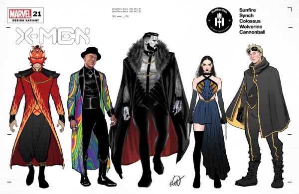 X-MEN (2019 SERIES) #21: Lucas Werneck Character Design cover