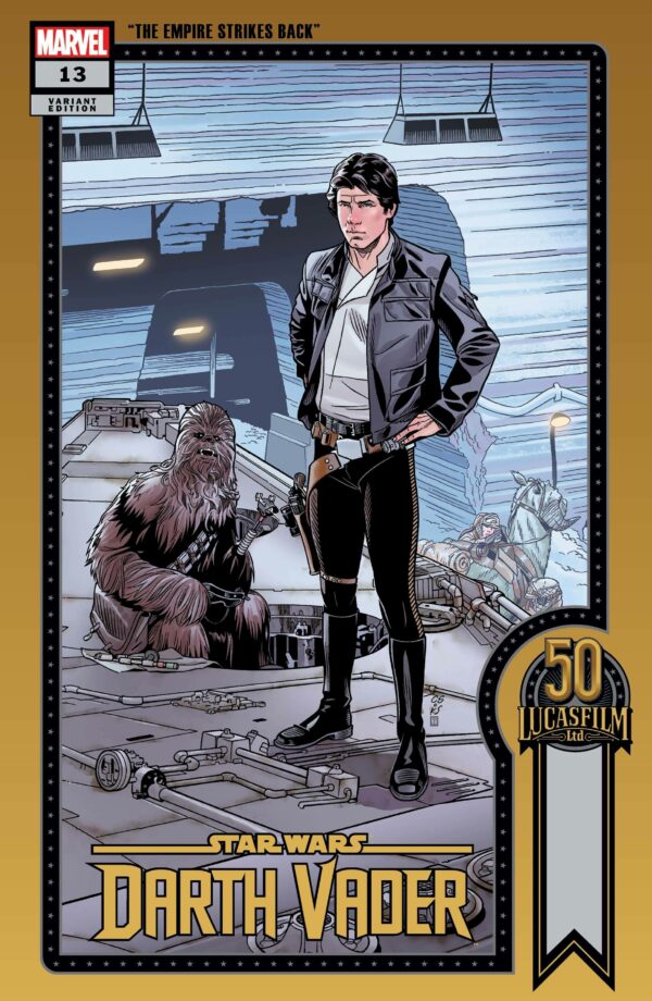 STAR WARS: DARTH VADER (2020 SERIES) #13: Chris Sprouse Lucasfilms 50th Anniversary cover