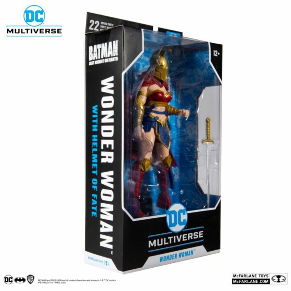 MCFARLANE DC COMICS MULTIVERSE ACTION FIGURES #65: Wonder Woman with Helmet of Fate: Last Knight on Earth