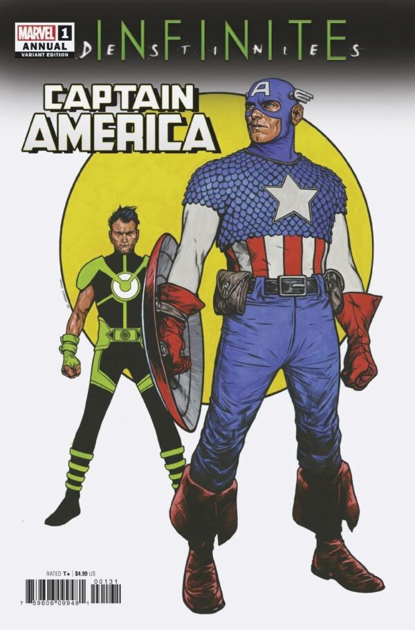 CAPTAIN AMERICA ANNUAL (2021 SERIES) #1: Travis Charest cover