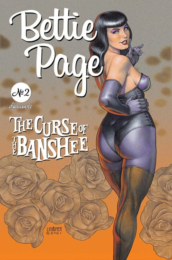 BETTIE PAGE & THE CURSE OF THE BANSHEE #2: Joseph Michael Linsner cover B