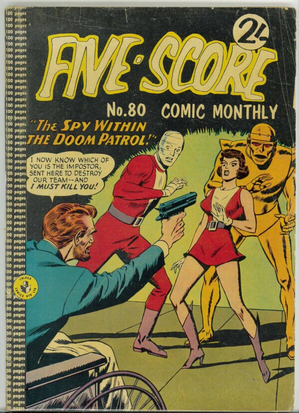 FIVE-SCORE COMIC MONTHLY (1958-1965 SERIES) #80: VG/FN