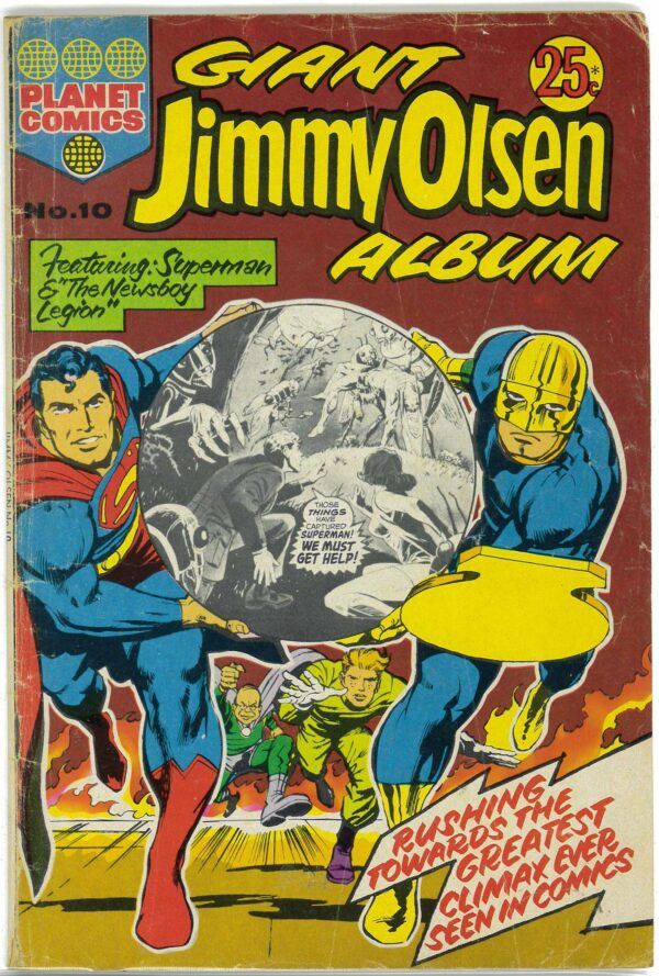 JIMMY OLSEN (GIANT/ALBUM) (1966-1975 SERIES) #10: Jack Kirby Newsboy Legion (VG)