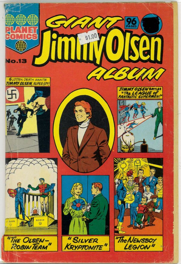 JIMMY OLSEN (GIANT/ALBUM) (1966-1975 SERIES) #13: Jack Kirby Newsboy Legion (GD) Last Issue