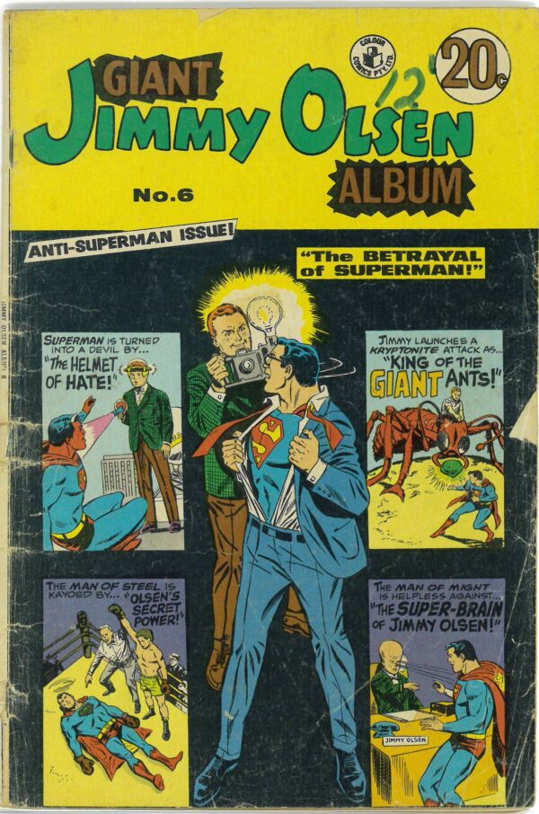 JIMMY OLSEN (GIANT/ALBUM) (1966-1975 SERIES) #6: VG