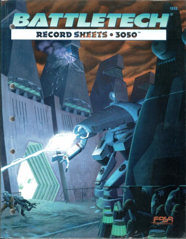 BATTLETECH GAME #1696: Record Sheets: 3050 – Brand New (NM) – 1696