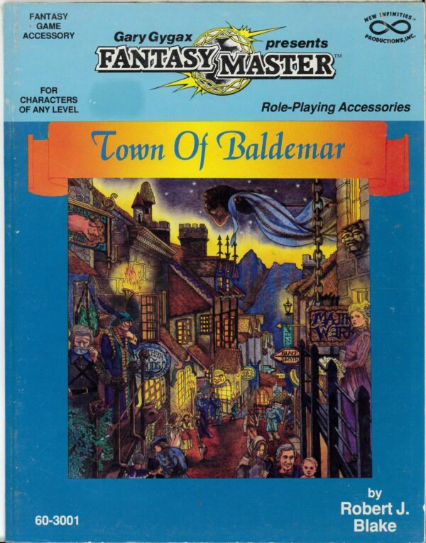 GARY GYGAX FANTASY MASTER RPG #3001: Town of Baldermar (all levels) – NM – 60-3001