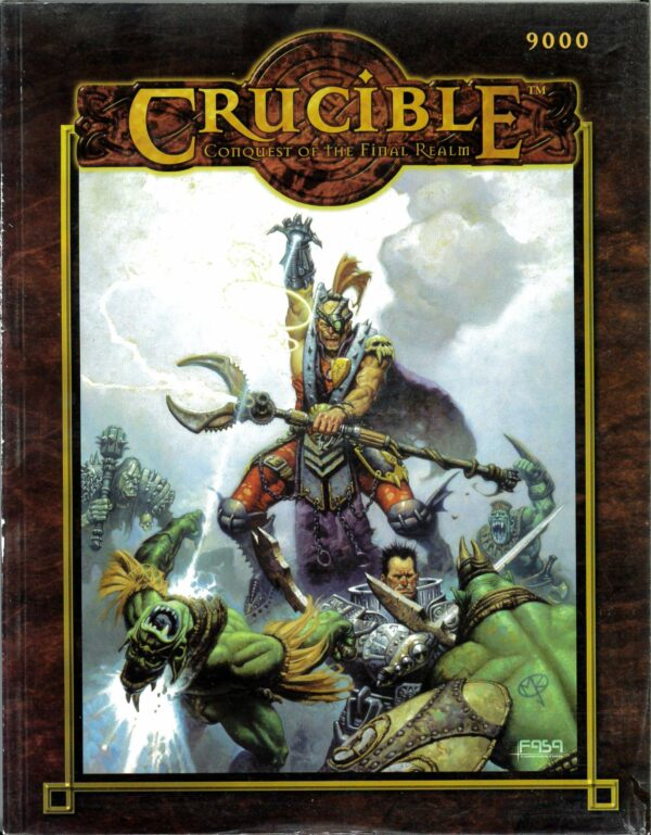 CRUCIBLE MINIATURES #9000: Core Rules (Conquest of the Final Realm) Brand New (NM) 9000