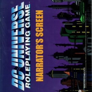 DC UNIVERSE RPG #2002: Superpowers Narrator’s Screen & Narrator’s Book – (NM) 52002