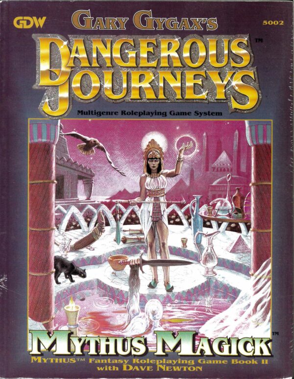 DANGEROUS JOURNEYS: MYTHUS RPG (GARY GYGAX) #3: Magick Sourcebook (5002) (NM)