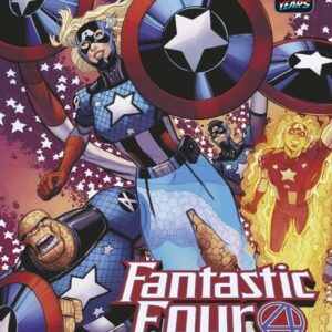FANTASTIC FOUR (2018-2022 SERIES) #34: Nick Bradshaw Captain America 80th Anniversary cover