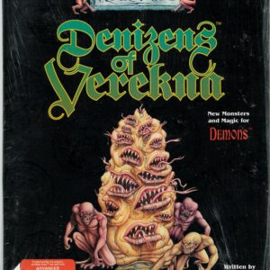 DUNGEONS AND DRAGONS AD&D 1ST ED ROLE AIDS MAYFAIR #758: Demons: Denziens of Verekna – contents NM, cover VF – 758