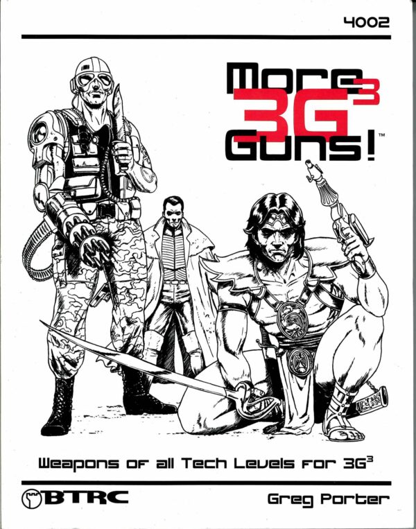 MORE GUNS: 3G3 More Guns generic RPG Sourcebook – 4002 – Brand New (NM)