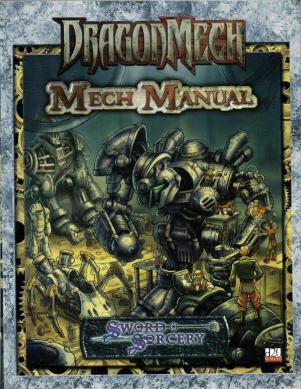 SWORD & SORCERY RPG #7602: Dragonmech Mech Manual – Brand New (NM) – 17602