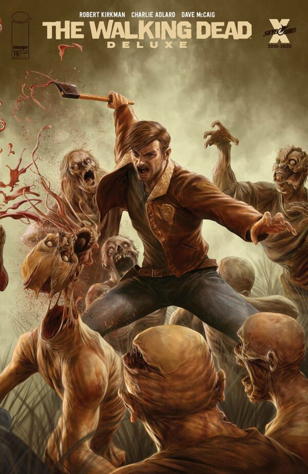 WALKING DEAD DELUXE #18: Dave Rapoza conneting cover C