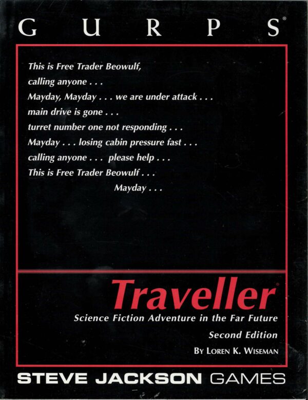 GURPS RPG #6600: Traveller (2nd Edition) – 6600 – Brand New (NM)