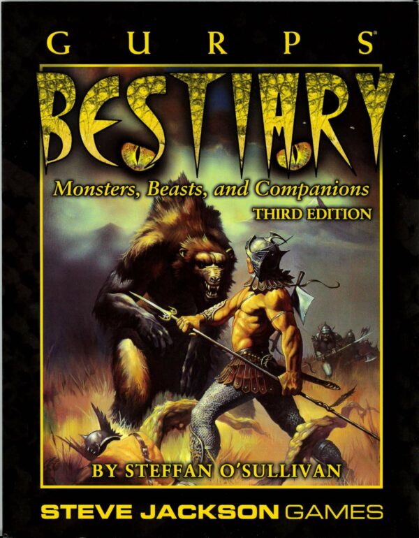 GURPS RPG #6011: Bestiary 3rd Edition – 6011 – Brand New (NM)