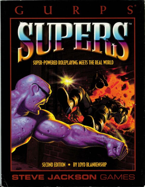 GURPS RPG #6017: Supers 2nd Edition – 6017 – Brand New (VF/NM)