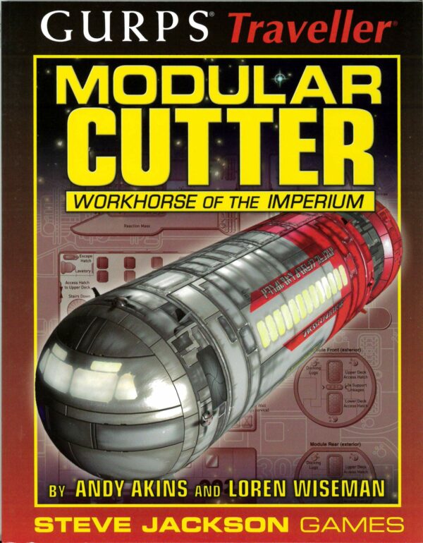 GURPS RPG #6616: Traveller: Modular Cutter – 6616 – Brand New (NM)
