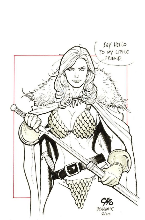 INVINCIBLE RED SONJA #3: Frank Cho virgin cover T