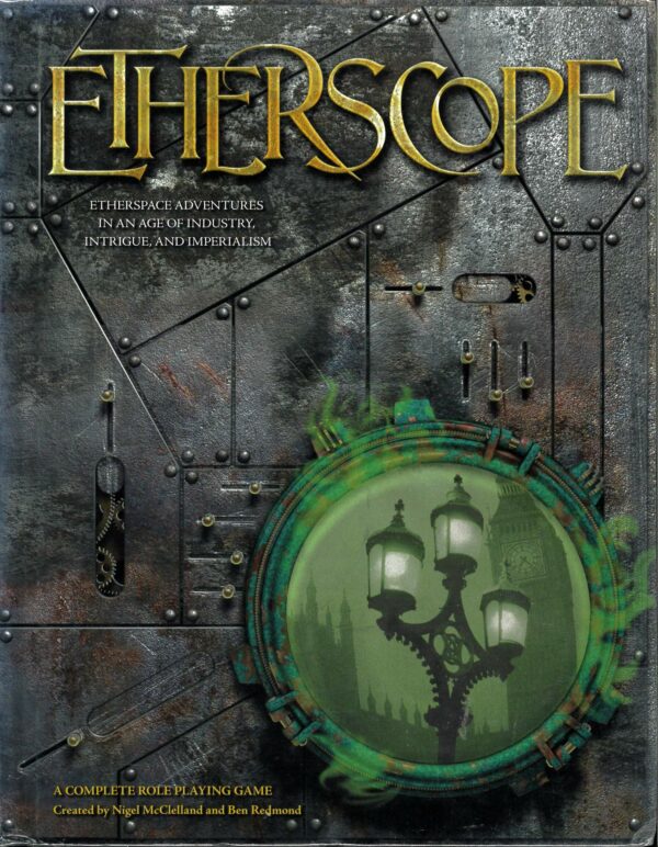 ETHERSCOPE RPG RPG #7620: Core Rules Cyberpunk Victoriana RPG – Brand New (NM) – 17620