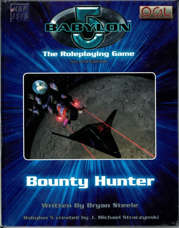 BABYLON 5 RPG #3513: Bounty Hunter HC 2nd Edition – Brand New (NM) – 3513