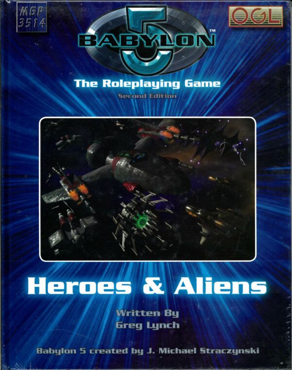 BABYLON 5 RPG #3514: Heroes & Aliens 2nd Edition – Brand New (NM) – 3514