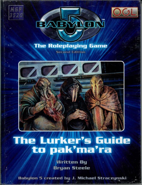 BABYLON 5 RPG #3520: Lurker’s Guide to pak’ma’ra HC 2nd Edition – (NM) – 3520