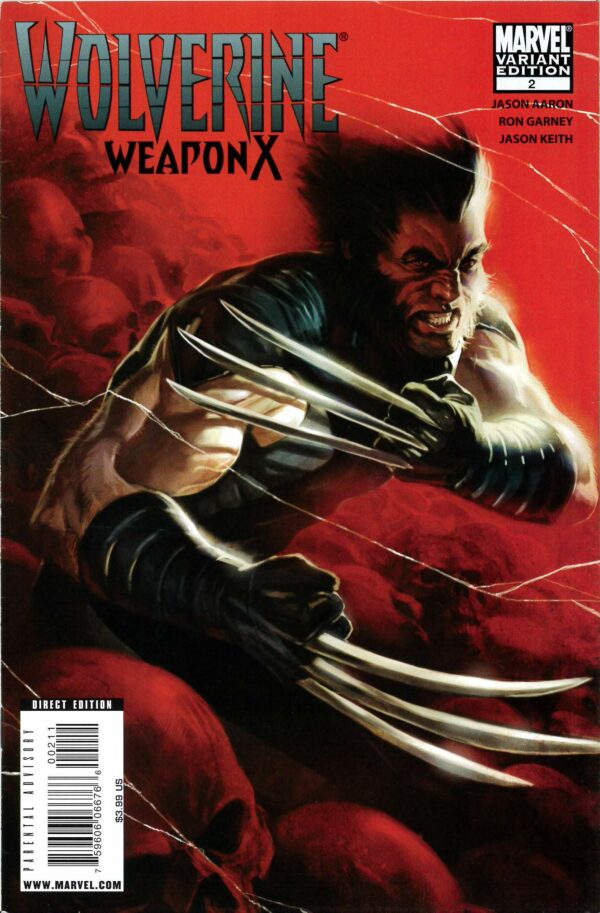 WOLVERINE: WEAPON X #2: Marko Djurdjevic Cover