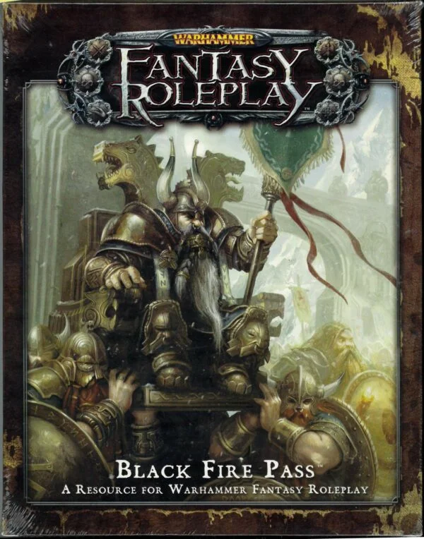 WARHAMMER FANTASY RPG #17: Black Fire Pass boxed Set – Brand New (NM) – 17
