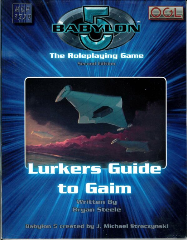 BABYLON 5 RPG #3529: Lurker’s Guide to Gaim 2nd Edition – Brand New (NM) – 3529
