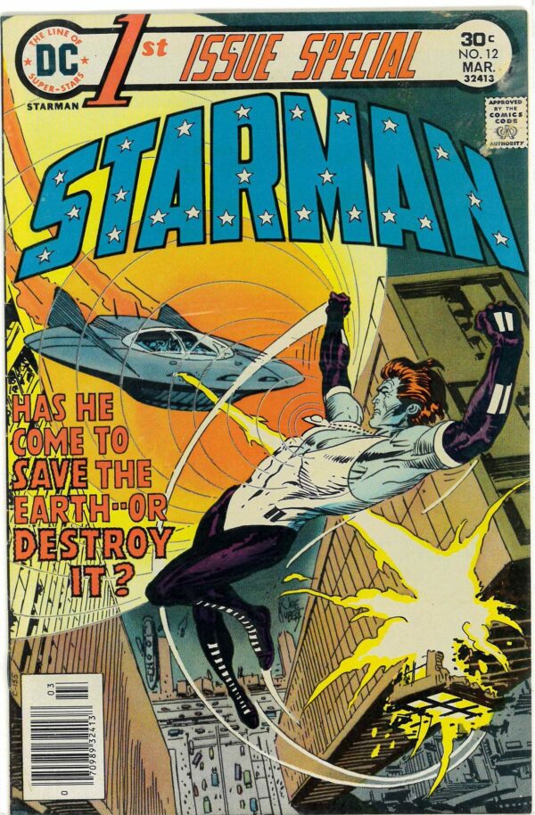 1ST ISSUE SPECIAL #12: StarMan (Joe Kubert) – 6.0 (FN)