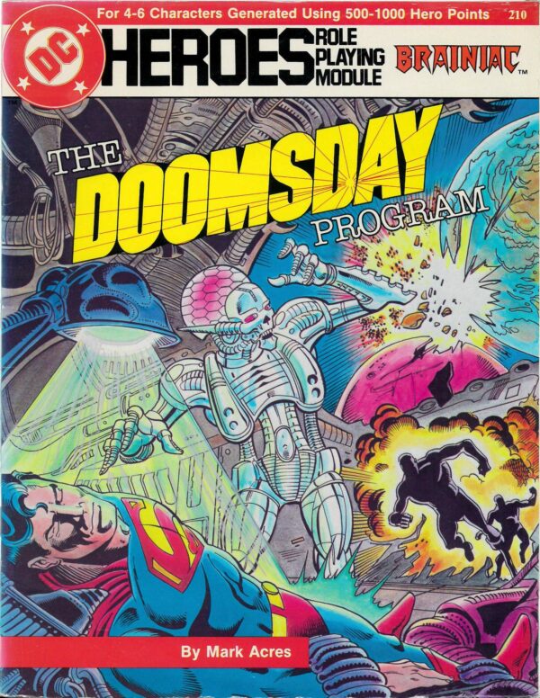 DC HEROES RPG #210: Doomsday Program (Brainiac/New Teen Titans) (NM) – 210