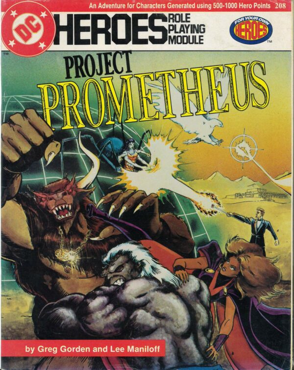 DC HEROES RPG #208: Project Prometheus – Brand New (NM) – 208