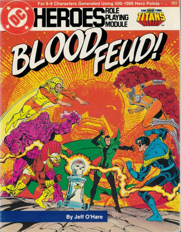 DC HEROES RPG #203: Blood Feud (New Teen Titans) Brand New (NM) – 203