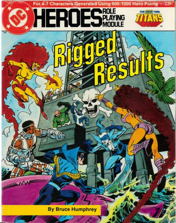 DC HEROES RPG #229: Rigged Results (New Teen Titans) Brand New (NM) – 229